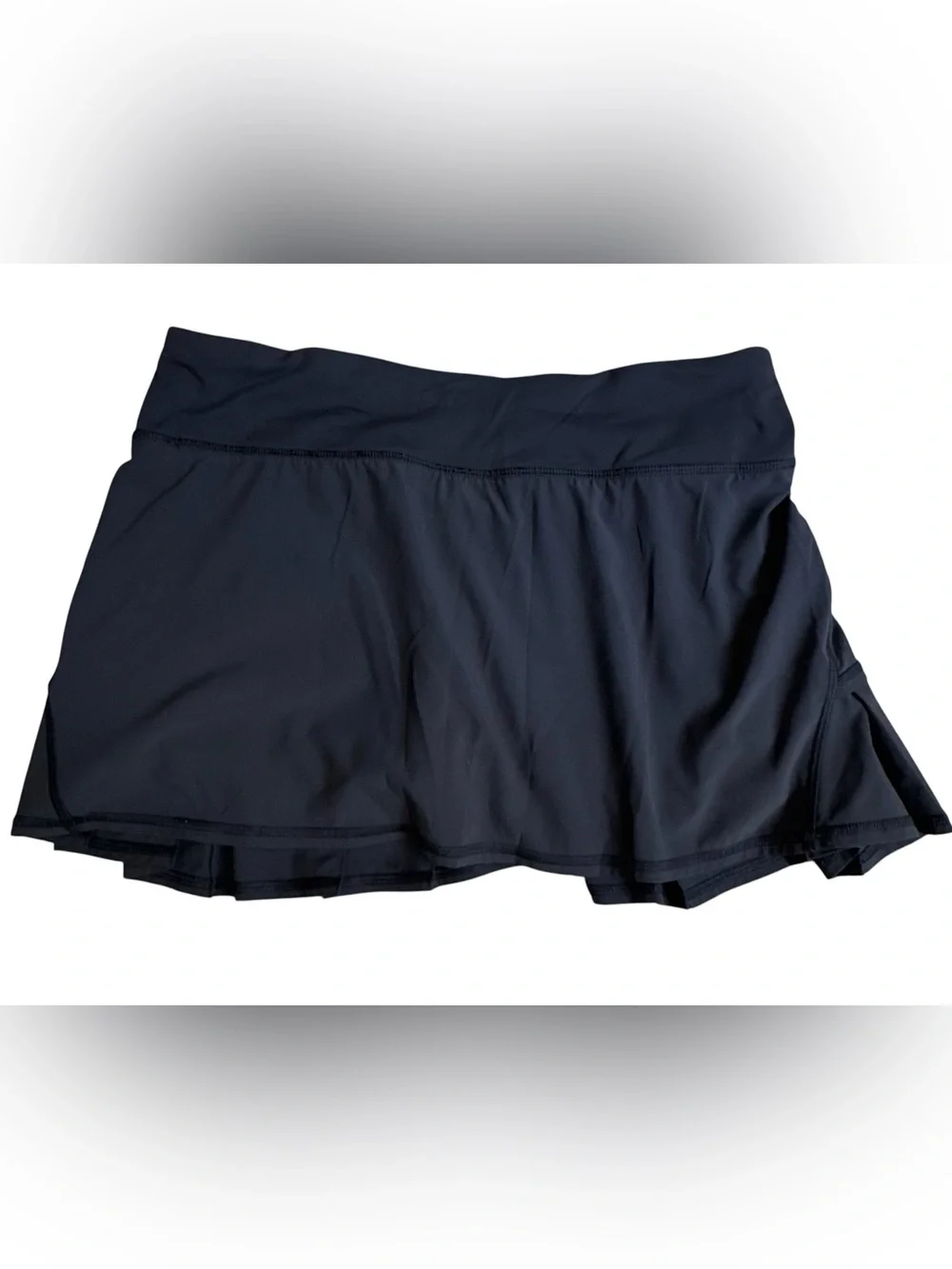 Lululemon Pace Rival Black Pleated Tennis Golf Skort Size 6